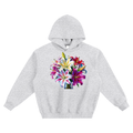 "Stargazer Lilies" Fleeced Boxy Hoodie